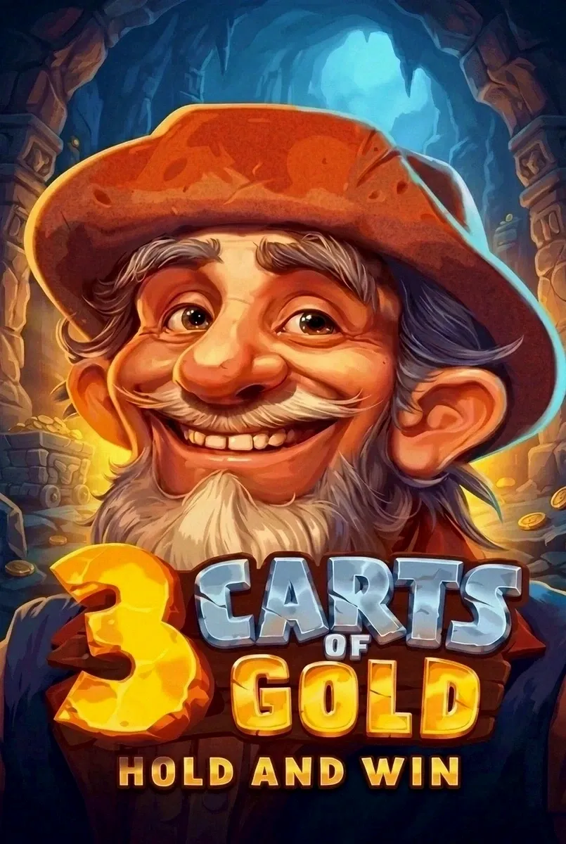 3 carts of gold hold and win
