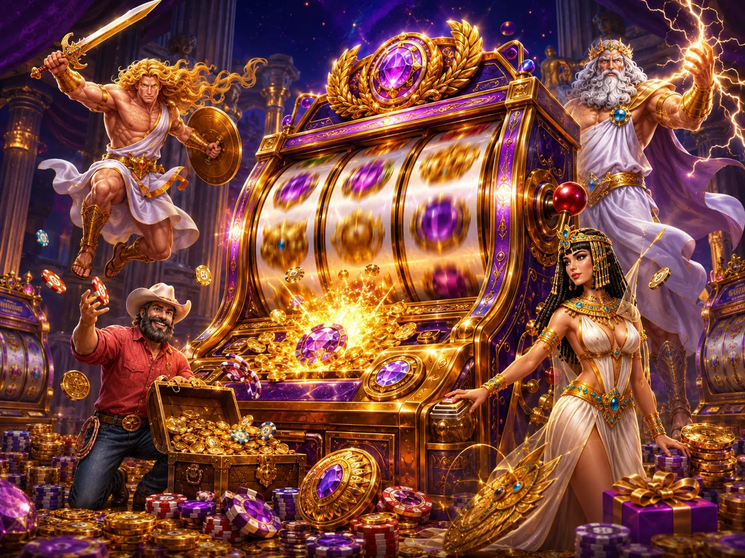 Golden universal slots