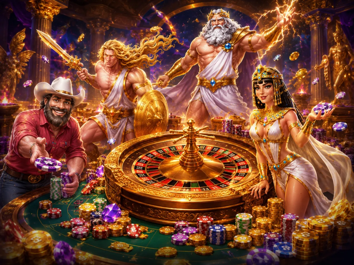 Universal roulette and slots